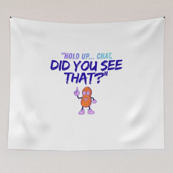 Item preview, Hold Up Chat – Did You See That? purple designed and sold by SloganSauce.