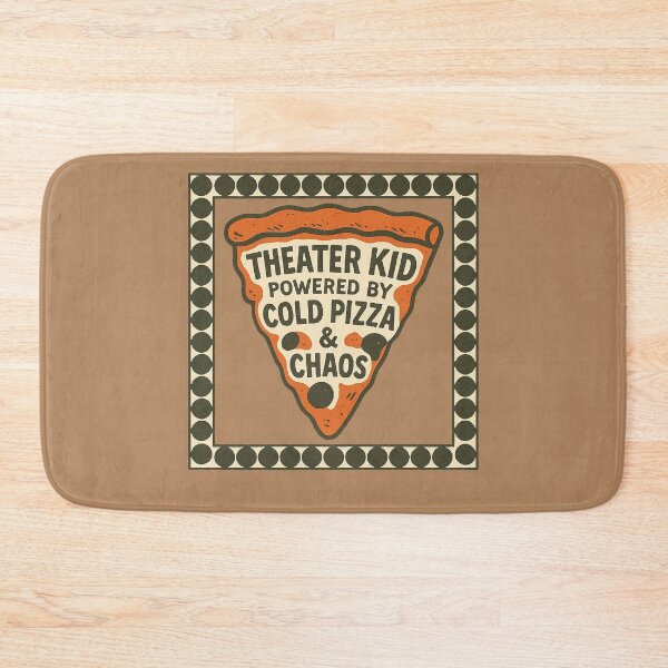 Item preview, Theater Kid Powered by Cold Pizza and Chaos designed and sold by FrictionMaxxing.