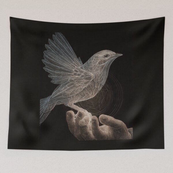 Item preview, Whispering Spirit Bird designed and sold by NovaOtaku.