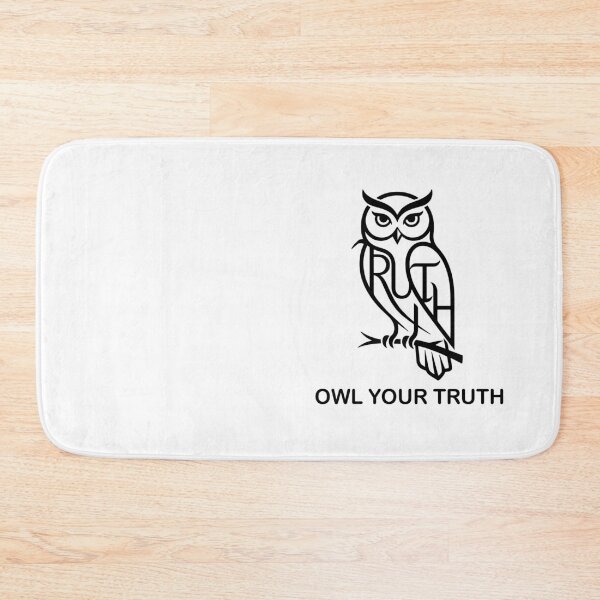 Item preview, Own your truth Minimalist Owl Silhouette Logo for Modern Designs designed and sold by EM&Maker.