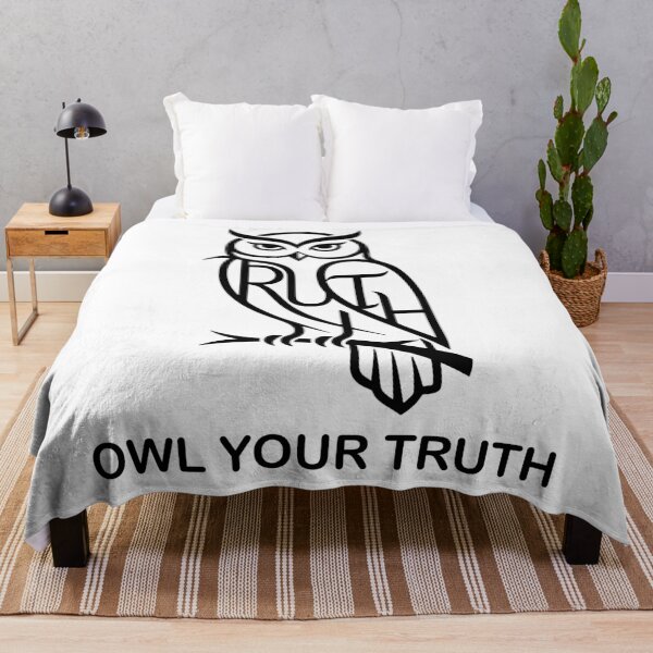 Item preview, Own your truth Minimalist Owl Silhouette Logo for Modern Designs designed and sold by EM&Maker.