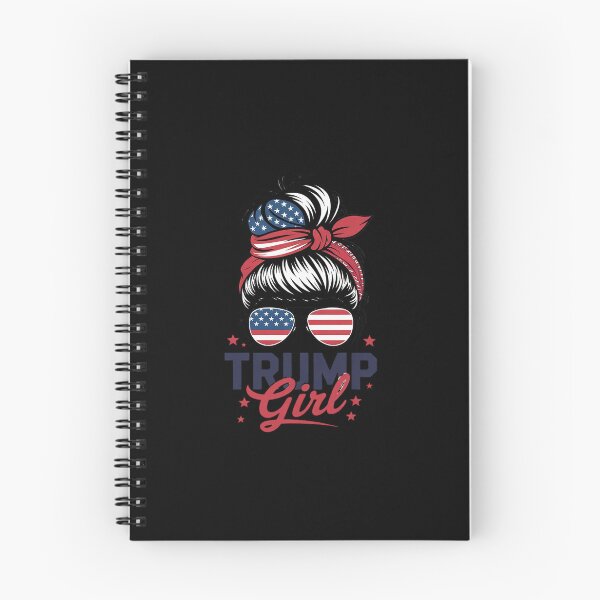 Item preview, Trump Girl Inauguration Day 2025 Messy Bun American Flag  designed and sold by RsFilsingerArt.