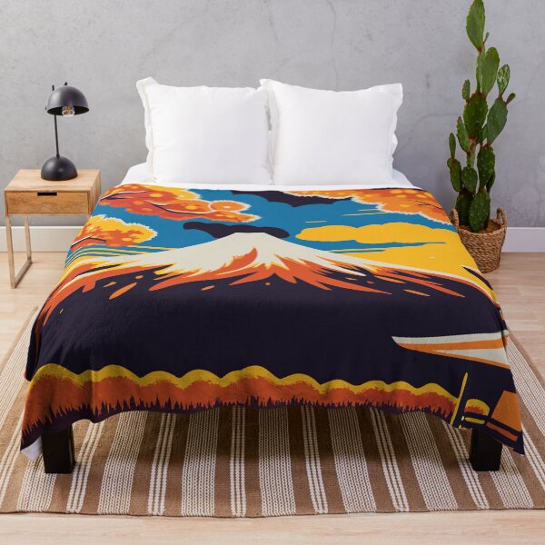 Item preview, Golden Fuji Sunset – Mount Fuji & Chureito Pagoda in Autumn Glory designed and sold by Drawings Project.