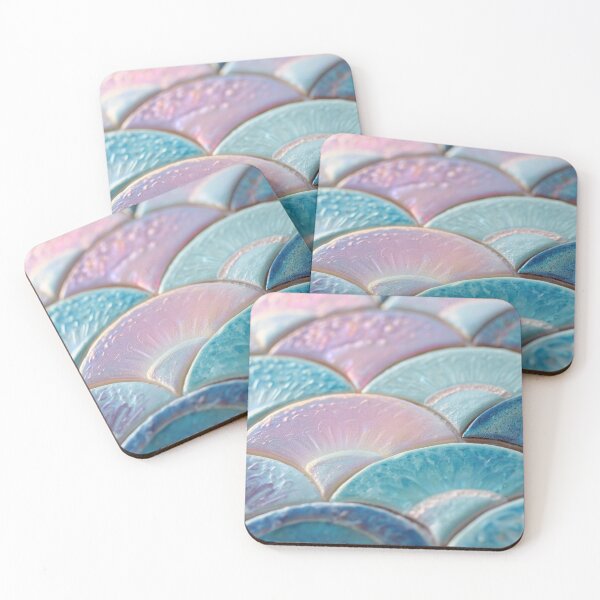 Item preview, Colorful ocean tiles art designed and sold by anytka.