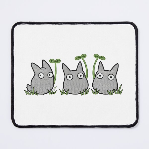 Item preview, Chibi Totoro & White Totoro with Big Leaves - Studio Ghibli Inspired designed and sold by tarzbol.