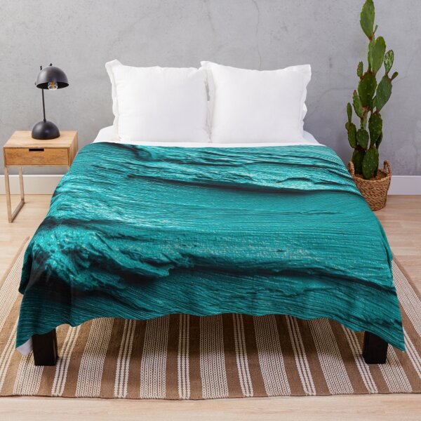 Item preview, Turquoise paint texture on canvas designed and sold by anytka.