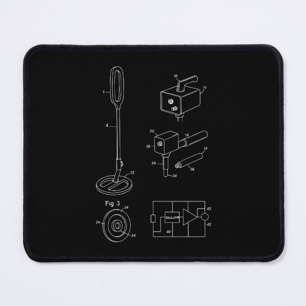Item preview, Metal Detector Blueprint Fig 3 Design designed and sold by LuminOrb.