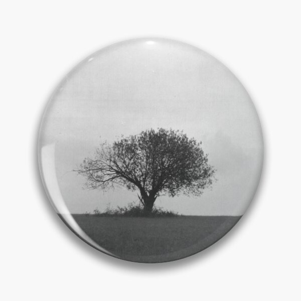 Item preview, Lone Tree on the Field - Classic Black and White Analog Photography designed and sold by ArtBuk.