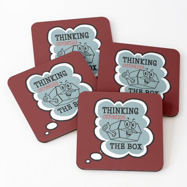 Item preview, Thinking outside the Box / Bordeaux red designed and sold by Colette van der Wal.