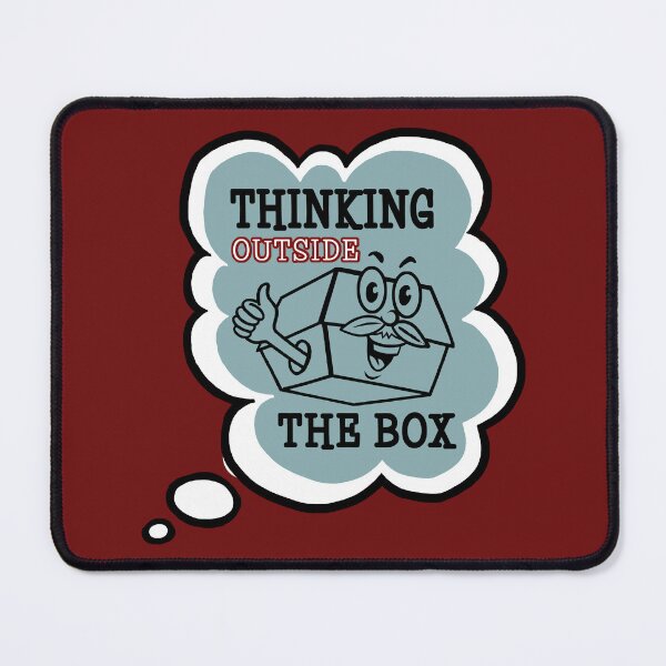 Item preview, Thinking outside the Box / Bordeaux red designed and sold by Colette van der Wal.
