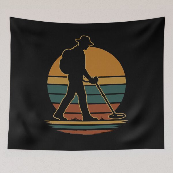 Item preview, Metal Detectorist Treasure Hunter Sunset Adventure designed and sold by LuminOrb.
