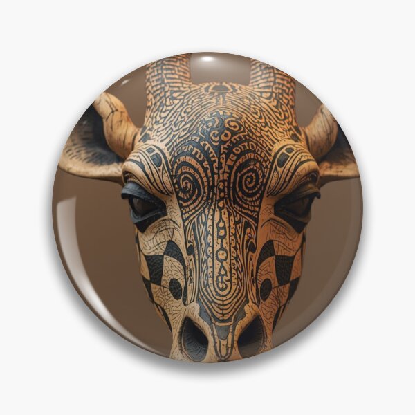 Item preview, Mystical Tribal Giraffe – Visionary Identity & Cultural Depth designed and sold by SavannaStrikes.