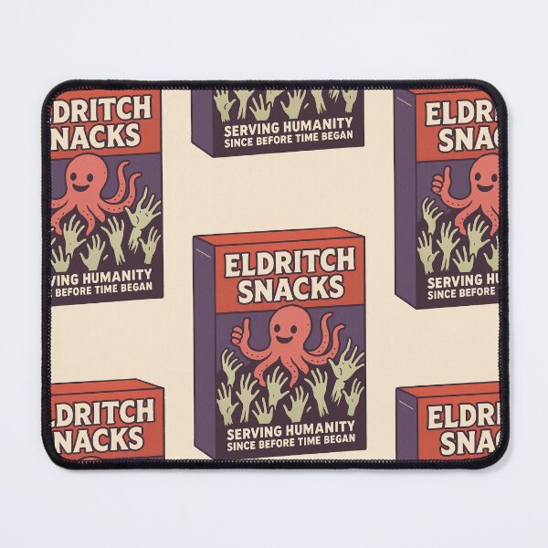 Item preview, Eldritch Snacks – Cosmic Horror Cereal Box Parody | Lovecraft Dark Humor designed and sold by tracerammo1.