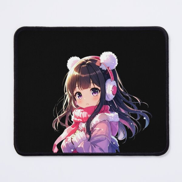 Item preview, Cute Anime Winter Girl designed and sold by Pixelo Studio.