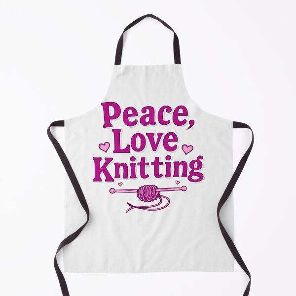 Item preview, Peace Love Knitting Hobby Craft designed and sold by rustyroofco.