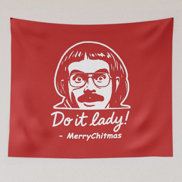 Item preview, Do It Lady Merry Chitmas Tiktok Funny Meme designed and sold by VincentGoodLove.