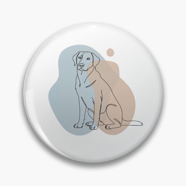 Artikelvorschau, Niedliche, minimalistische, elegante, abstrakte Labrador-Hunde-Linienzeichnung entworfen und verkauft von TheCalmEdit.