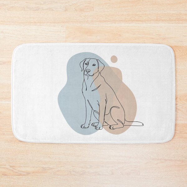Item preview, Cute Minimalist Elegant Abstract Labrador Dog Line Art designed and sold by TheCalmEdit.