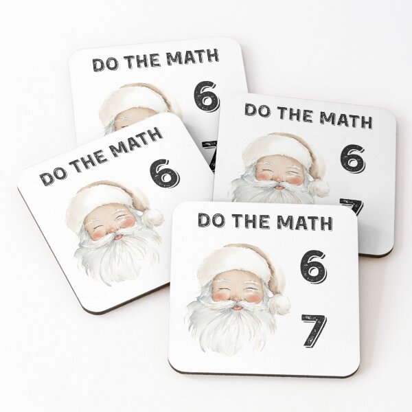 Item preview, Do the Math 67 – Funny Santa Christmas Meme designed and sold by EVESTUDIOART.