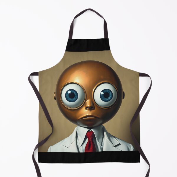 Item preview, Copper Headed Man With Huge Blue Eyes designed and sold by Henrybubbles400.