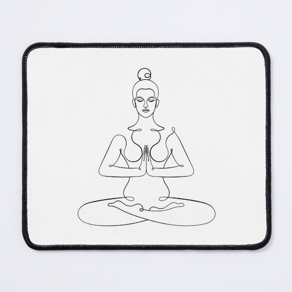 Item preview, Aesthetic Easy Pose - Suskasana - One Line Drawing designed and sold by altandesign.