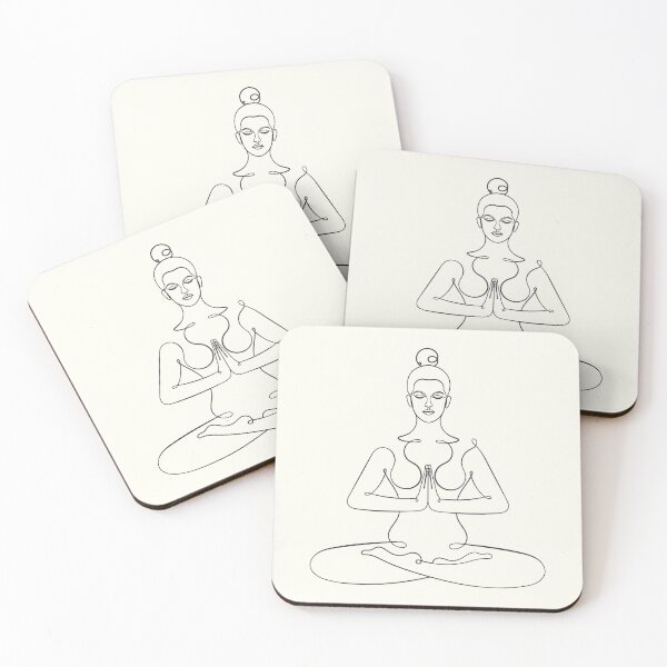 Item preview, Aesthetic Easy Pose - Suskasana - One Line Drawing designed and sold by altandesign.