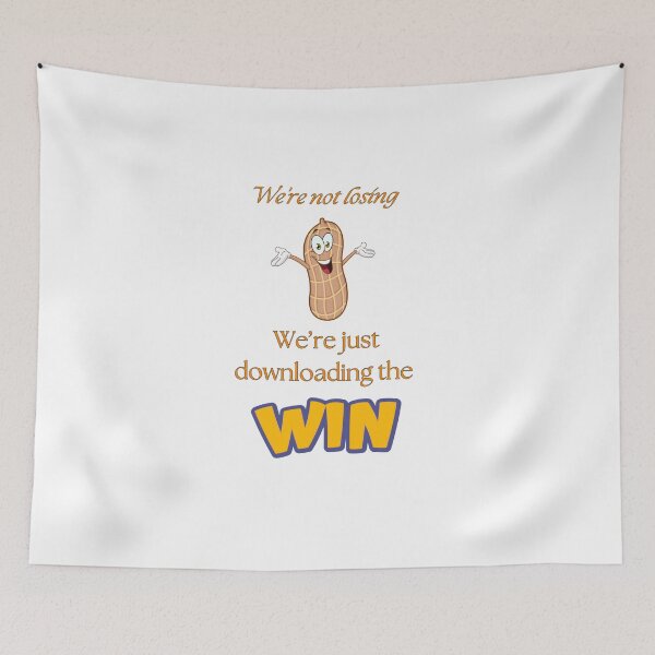 Item preview, Downloading the Win – Funny Gamer Quote designed and sold by SloganSauce.
