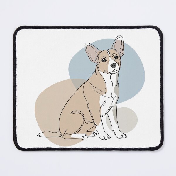 Item preview, Corgi-Inspired Minimalist Dog Art designed and sold by TheCalmEdit.