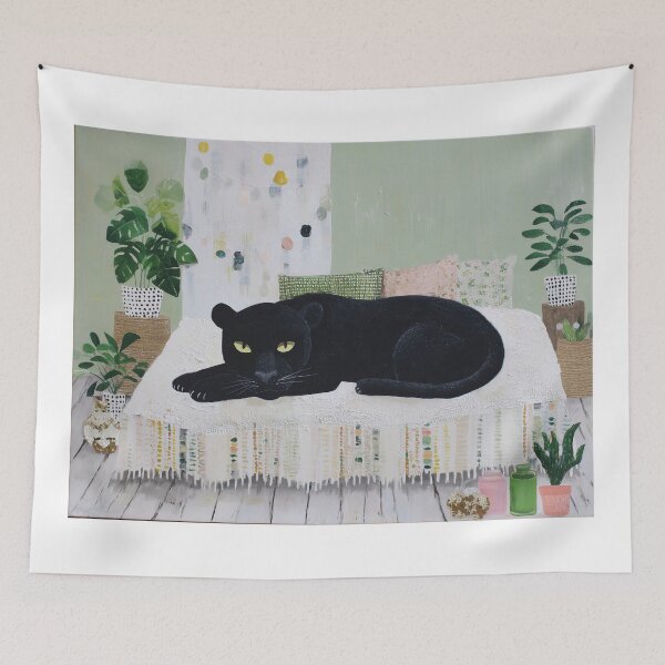 Item preview, BLACK PANTHER IN BED designed and sold by lautir.