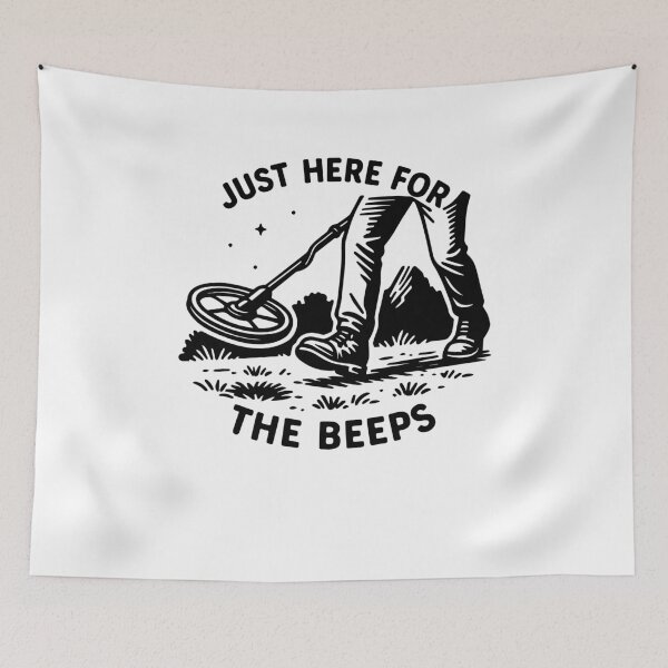 Item preview, Just Here For The Beeps Metal Detecting Adventure designed and sold by LuminOrb.