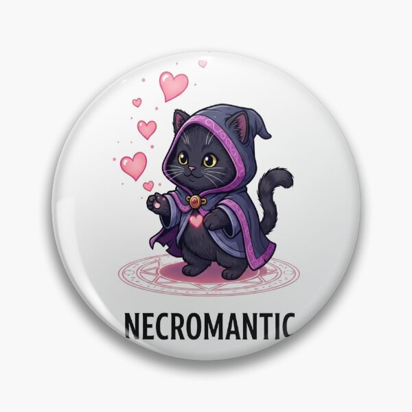 Item preview, Cute Magical Valentine Cat Necromancer designed and sold by FelixnRobinus.