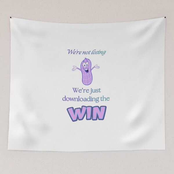 Item preview, Downloading the Win – Funny pink Gamer Quote designed and sold by SloganSauce.