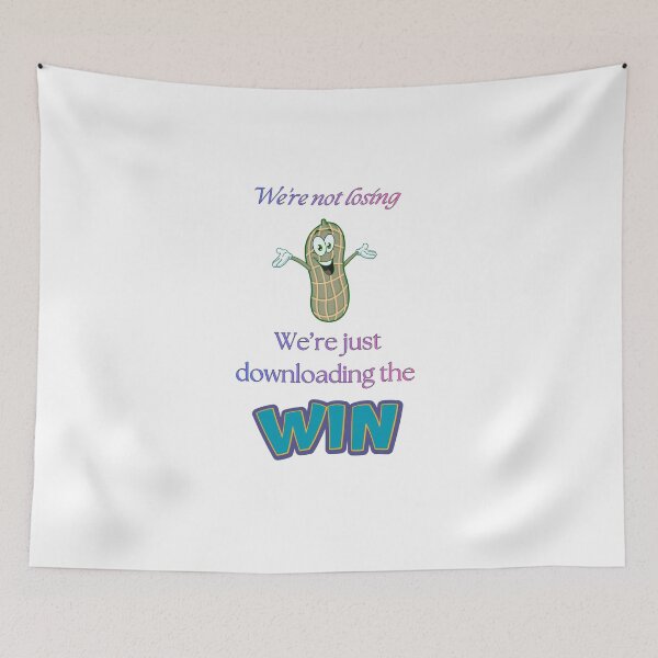 Item preview, Downloading the Win – Funny epic Gamer Quote designed and sold by SloganSauce.