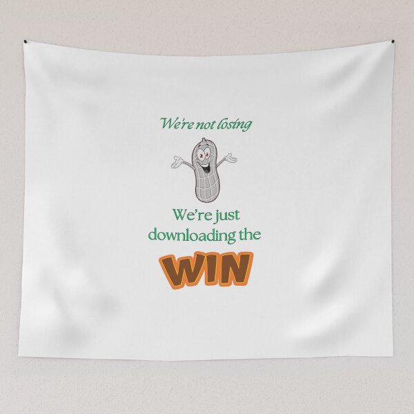 Item preview, Downloading the Win – Funny stylish Gamer Quote designed and sold by SloganSauce.