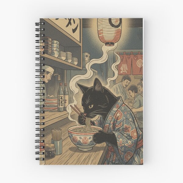 Item preview, ramen cat designed and sold by Creativnani.
