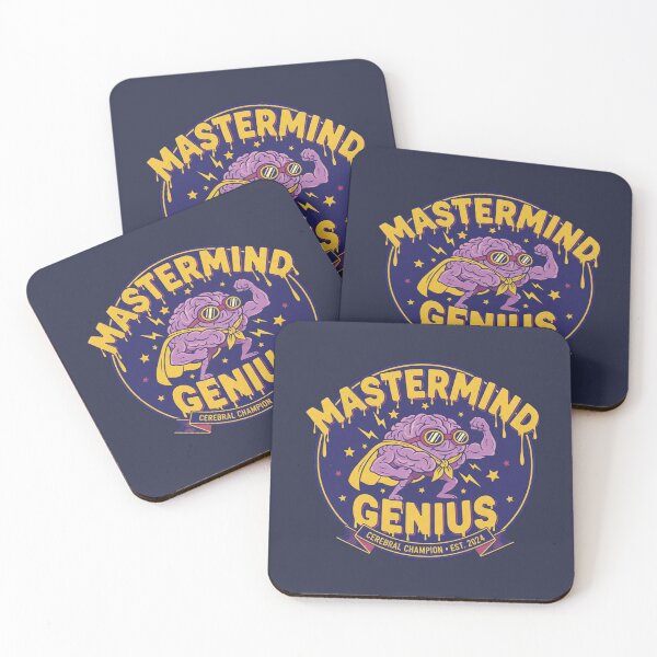 Item preview, Mastermind Genius - Brain Superhero Cerebral Champion designed and sold by AwesomeBeyondLimits.