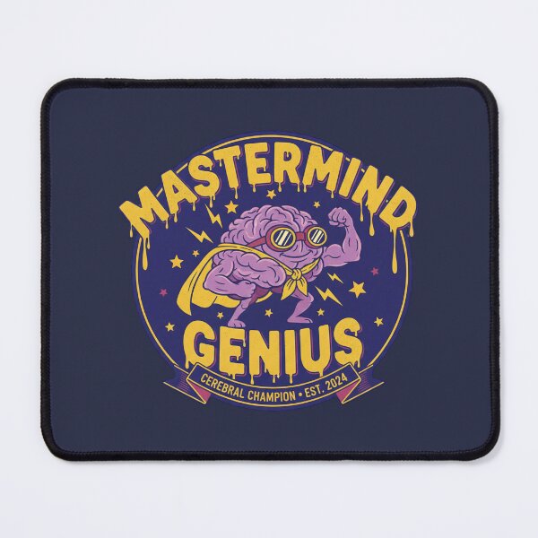 Item preview, Mastermind Genius - Brain Superhero Cerebral Champion designed and sold by AwesomeBeyondLimits.