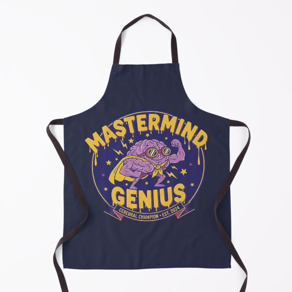 Item preview, Mastermind Genius - Brain Superhero Cerebral Champion designed and sold by AwesomeBeyondLimits.