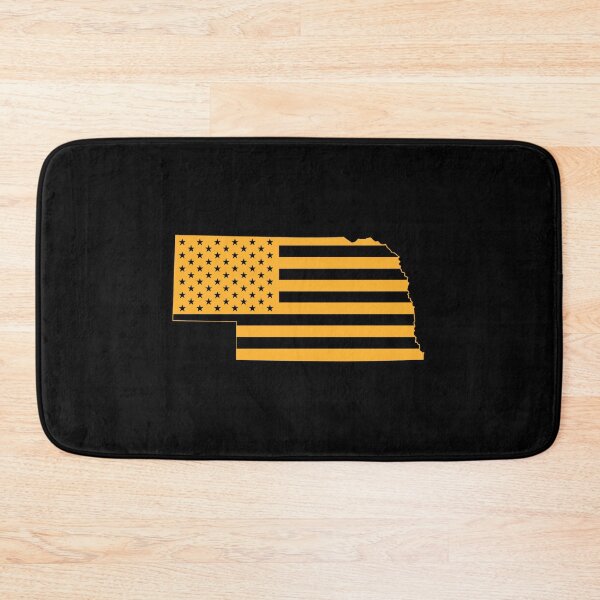 Item preview, Nebraska USA Flag Silhouette – Stars and Stripes State Outline designed and sold by Paper Drip.