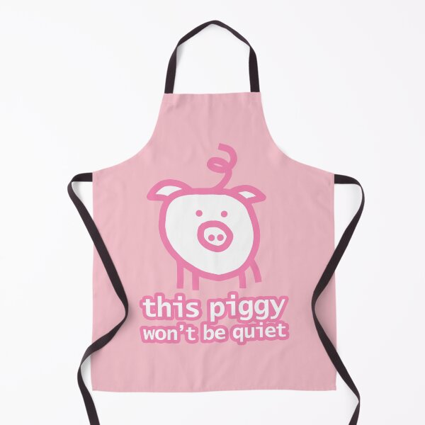 Item preview, Pink Pig Won't Go Quietly  designed and sold by ellenhenry.
