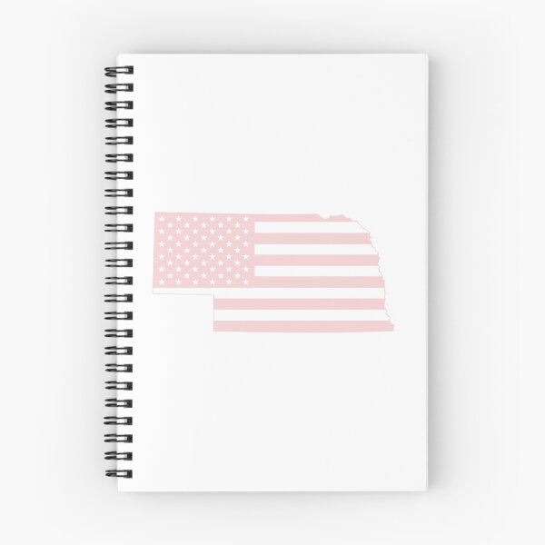 Item preview, Nebraska USA Flag Silhouette – Stars and Stripes State Outline designed and sold by Paper Drip.