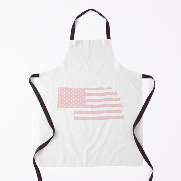 Item preview, Nebraska USA Flag Silhouette – Stars and Stripes State Outline designed and sold by Paper Drip.
