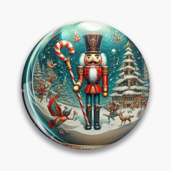 Item preview, The Nutcracker's Holiday Snow Globe | Vintage Christmas Fantasy designed and sold by daweave77.