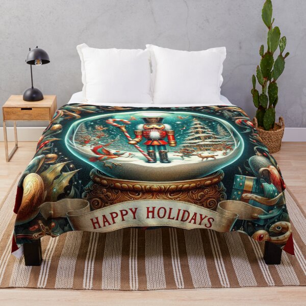 Item preview, The Nutcracker's Holiday Snow Globe | Vintage Christmas Fantasy designed and sold by daweave77.