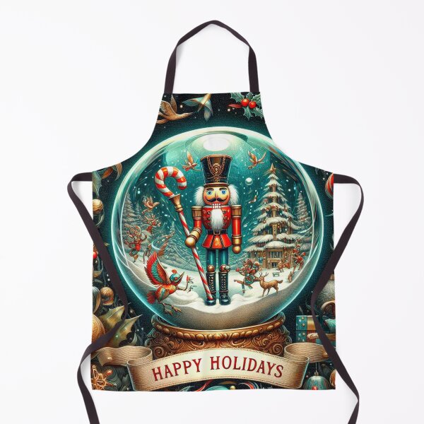 Item preview, The Nutcracker's Holiday Snow Globe | Vintage Christmas Fantasy designed and sold by daweave77.