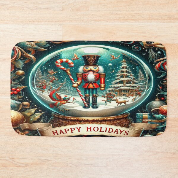 Item preview, The Nutcracker's Holiday Snow Globe | Vintage Christmas Fantasy designed and sold by daweave77.