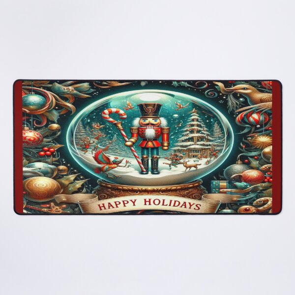 Item preview, The Nutcracker's Holiday Snow Globe | Vintage Christmas Fantasy designed and sold by daweave77.
