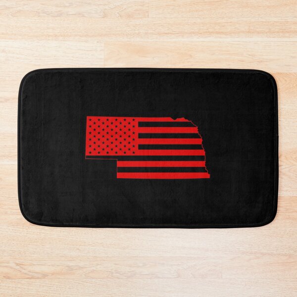 Item preview, Nebraska USA Flag Silhouette – Stars and Stripes State Outline designed and sold by Paper Drip.