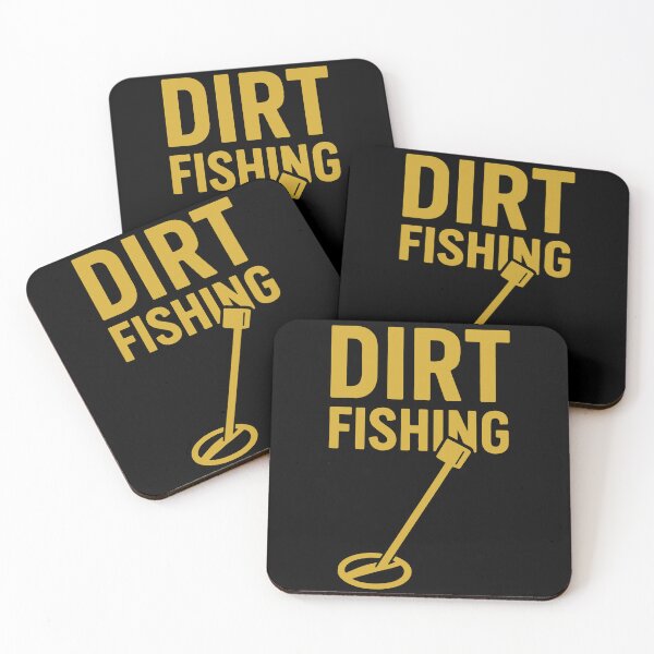 Item preview, Dirt Fishing Metal Detecting Treasure Hunter Fun designed and sold by LuminOrb.