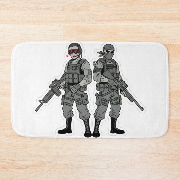 Item preview, Madness Combat Deimos Sanford Sticker Design T-Shirt Art Duo designed and sold by GeniePixel.